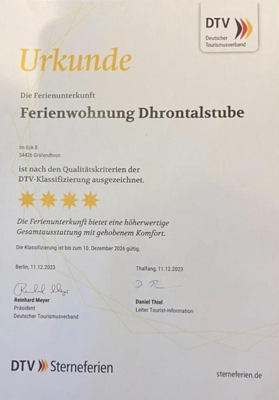 Dhrontalstube Apartamento Grafendhron Exterior foto